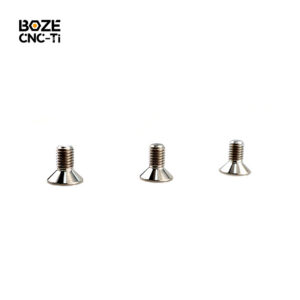 BOZE Titanium Hex Tapered Head Bolts – M3 – Marine/CNC BZ-069