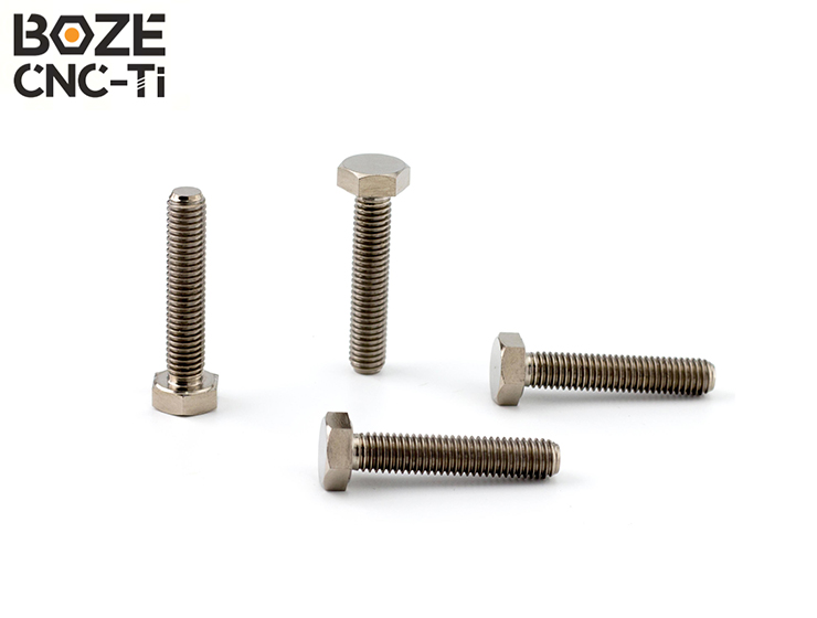 DIN933 GR2/GR5 Titanium Hex Bolts – Full Thread – M3-M24 – CNC – Anodized/PVD - Image 3