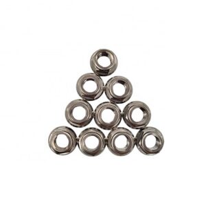 DIN6927 GR5 Titanium Flange Lock Nuts – Self-Locking – Motorcycle/Auto