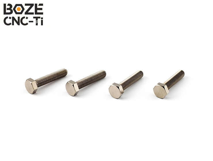 DIN933 GR2/GR5 Titanium Hex Bolts – Full Thread – M3-M24 – CNC – Anodized/PVD